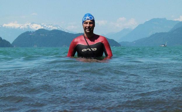 El cántabro Rubén Pérez cruzará a nado el Lago Ness