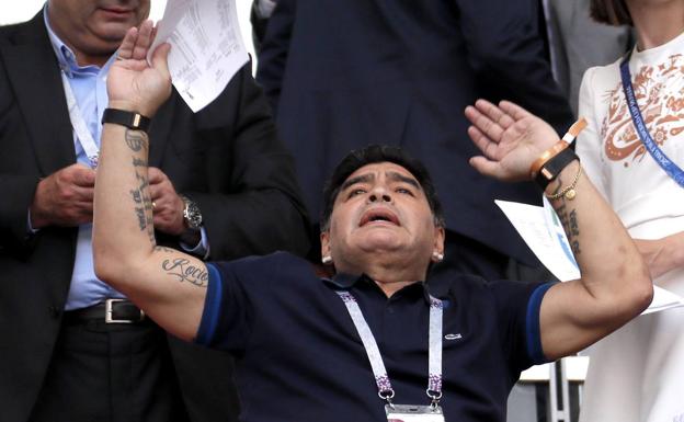 Maradona ve a Francia como «seria candidata a ganar la Copa del Mundo»