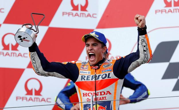 Marc Márquez: «No pienso en la distancia que llevo»