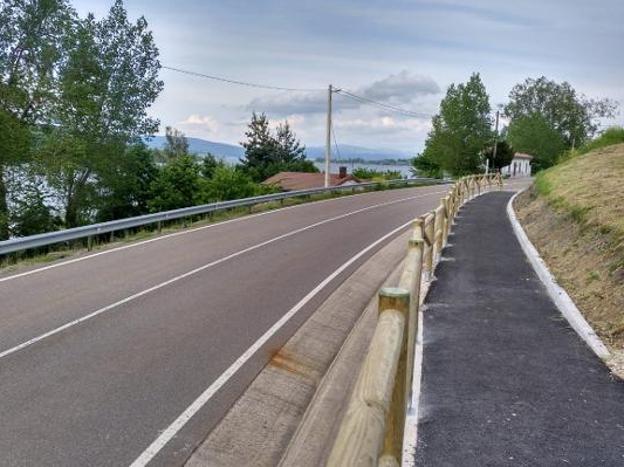 Concluye la construcción de la senda peatonal de Las Rozas de Valdearroyo