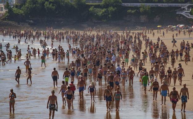 Valderredible roza los 34 grados en este primer día de 'ola de calor' en Cantabria