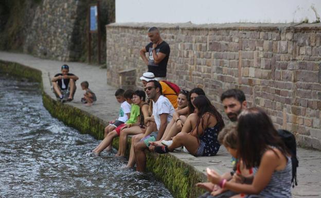 El sur de Cantabria roza los 34 grados