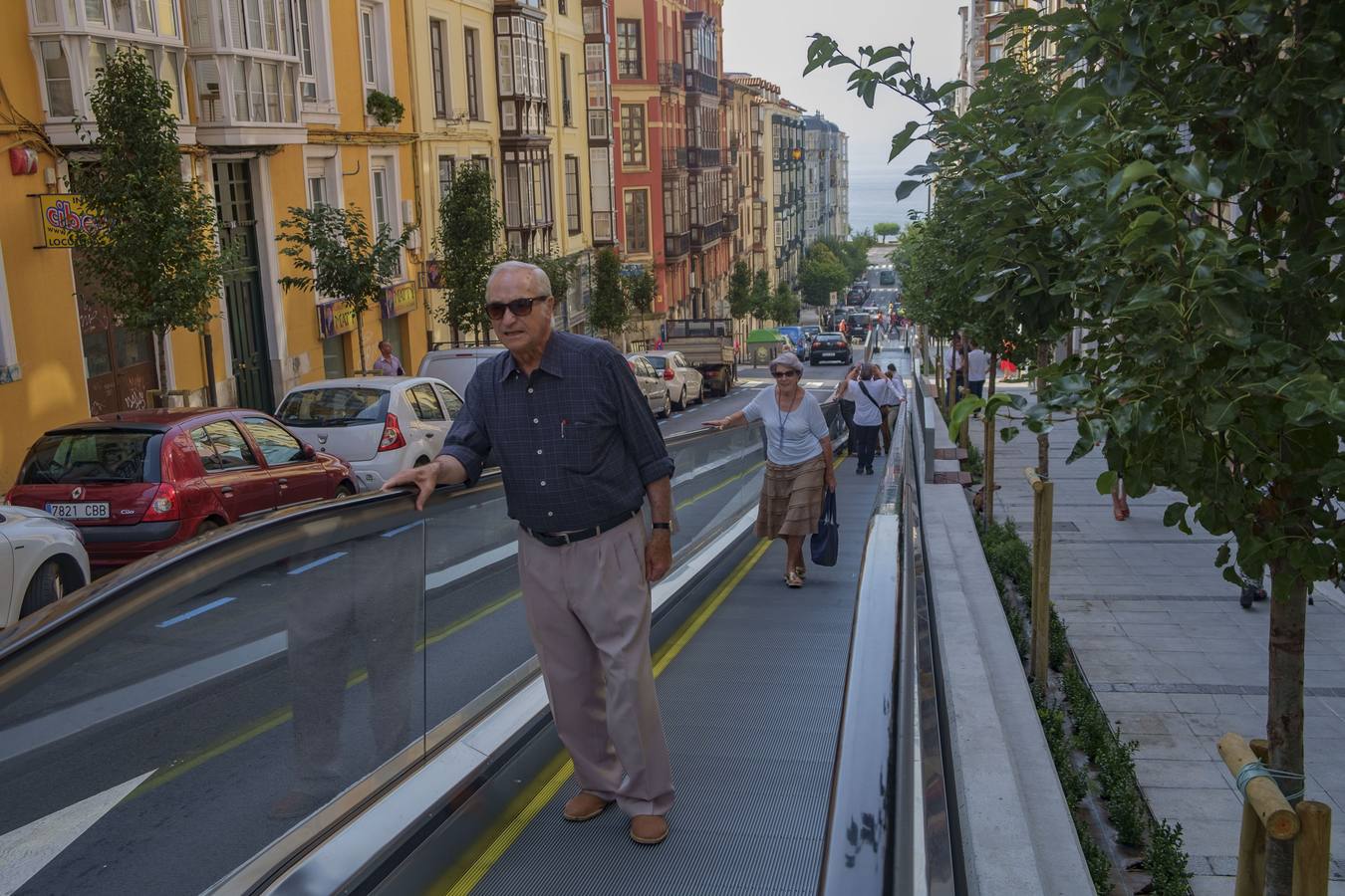 Las rampas mecánicas de la calle Lope de Vega entran en funcionamiento