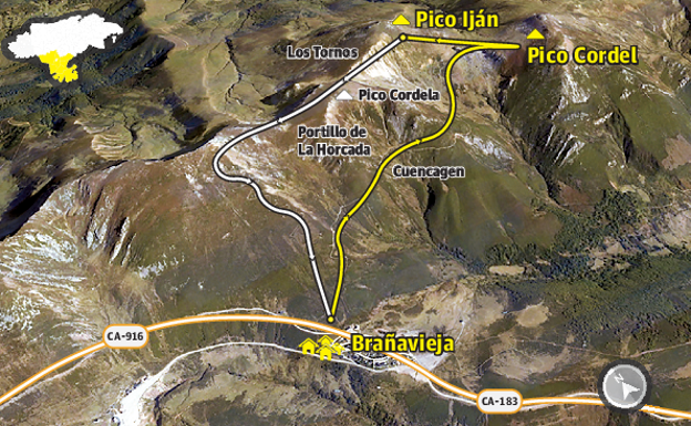 Entre la linde de Brañavieja y Sejos