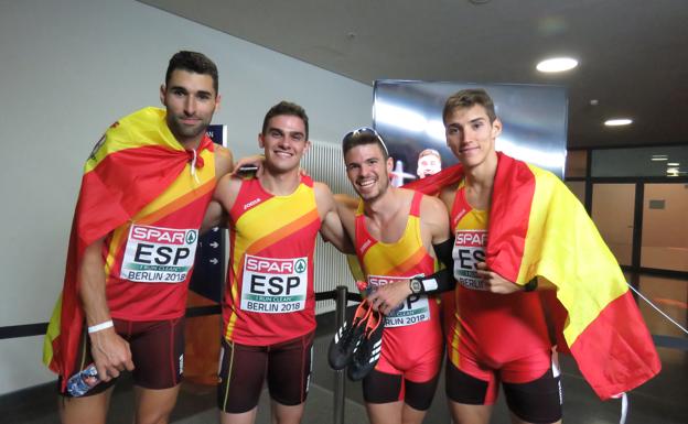 España, bronce europeo en el relevo 4x400