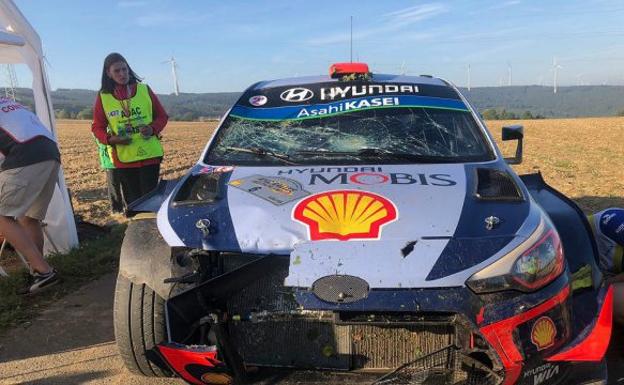 Una salida de carretera arruina a Sordo el Rally de Alemania