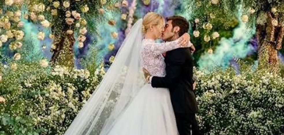 La boda de cuento de Chiara Ferragni y Fedez