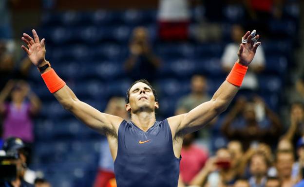 Nadal sobrevive a Thiem y jugará con Del Potro las semifinales