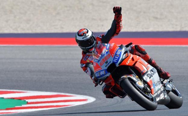 Lorenzo lidera el apretado grupo de favoritos en Misano