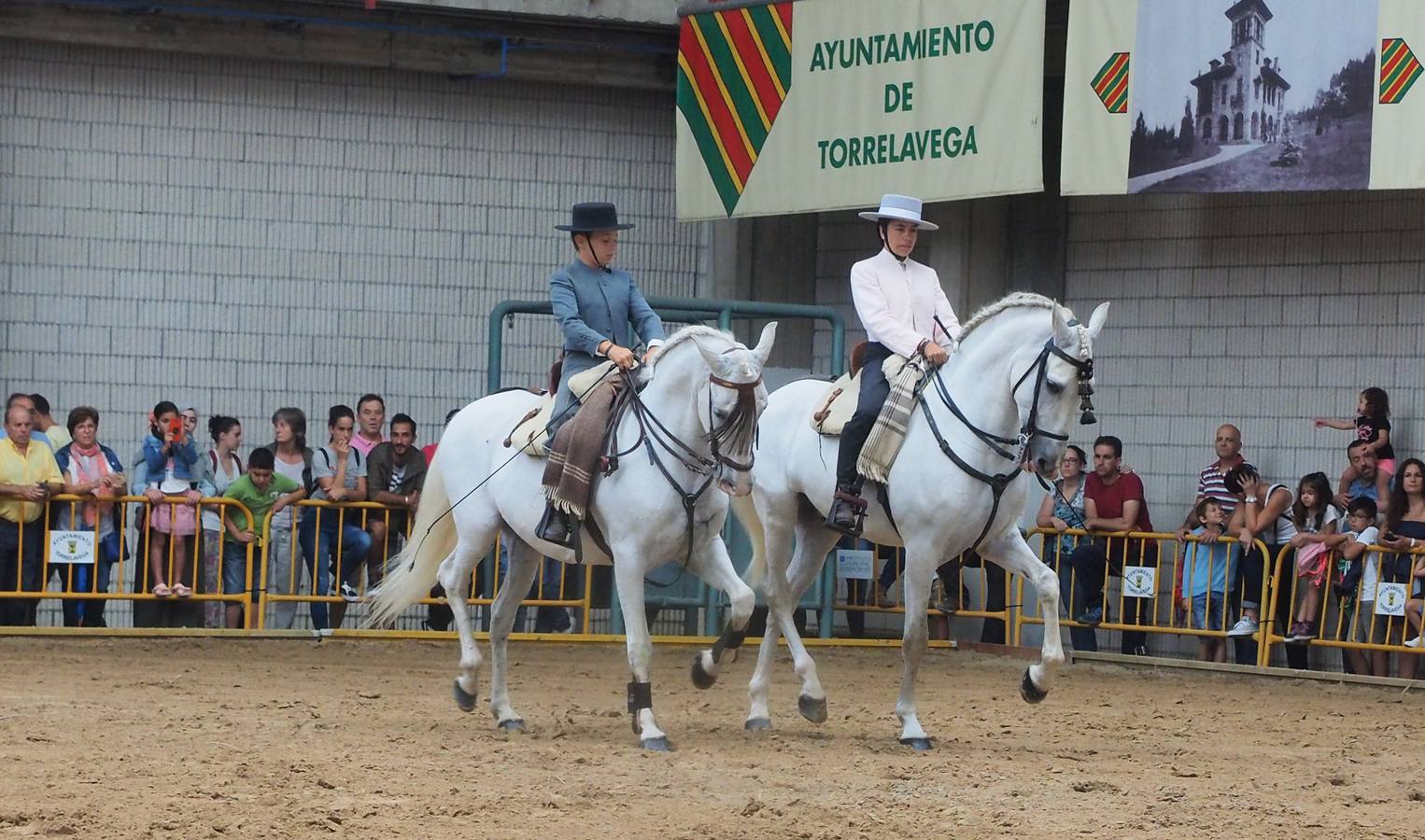 Santos Pereira y Francisco Carrera ganan el concurso de caballos