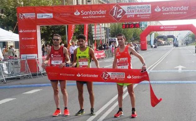 Diego Cuadrado e Irene Pelayo ganan la Media Maratón de Santander