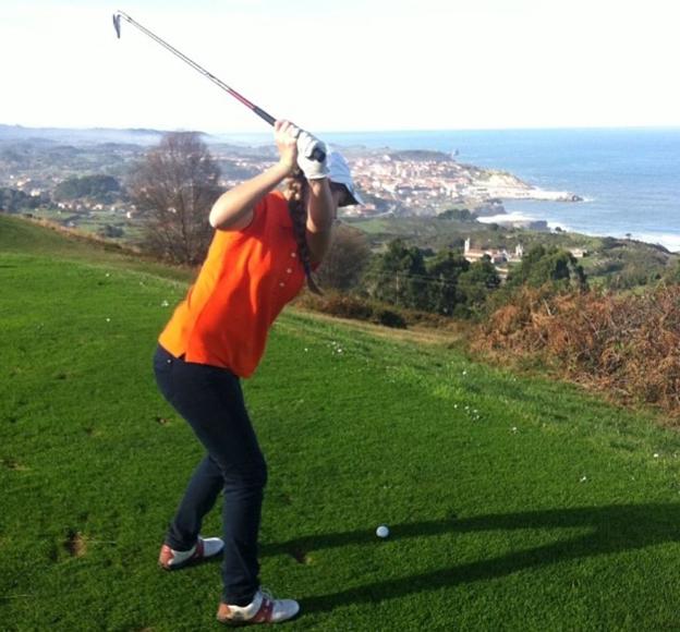 La golfista cántabra estaba federada en Asturias, donde también lloran su muerte