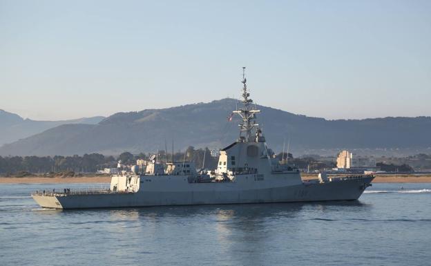 Una fragata de la Armada Española atracará mañana en el puerto