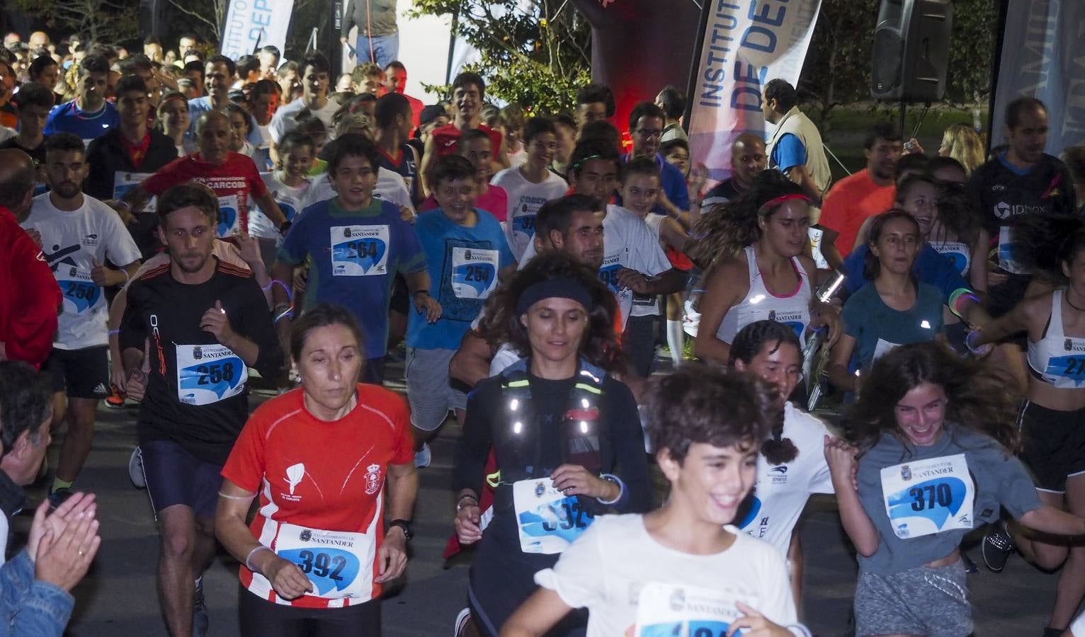 Carrera noctura de Santander