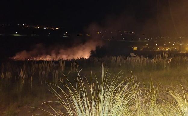 Un incendio amenazó las viviendas del Alto del Cuco