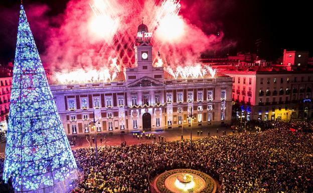 24 uvas en la Puerta del Sol