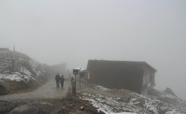 Ya se ve nieve en Cantabria