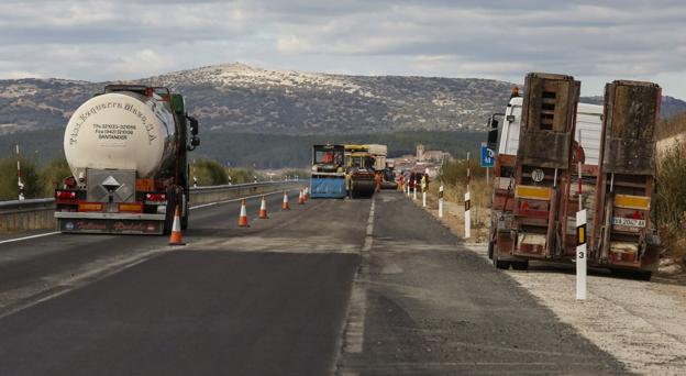 Fomento inicia las obras de reparación del tramo Aguilar-Palencia de la A-67