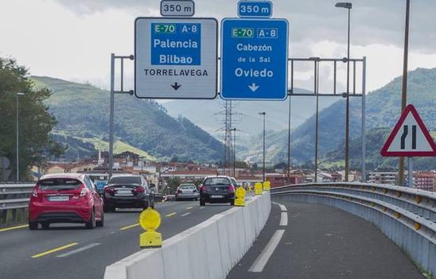 Los primeros trabajos para acabar con el nudo de Torrelavega ya son visibles