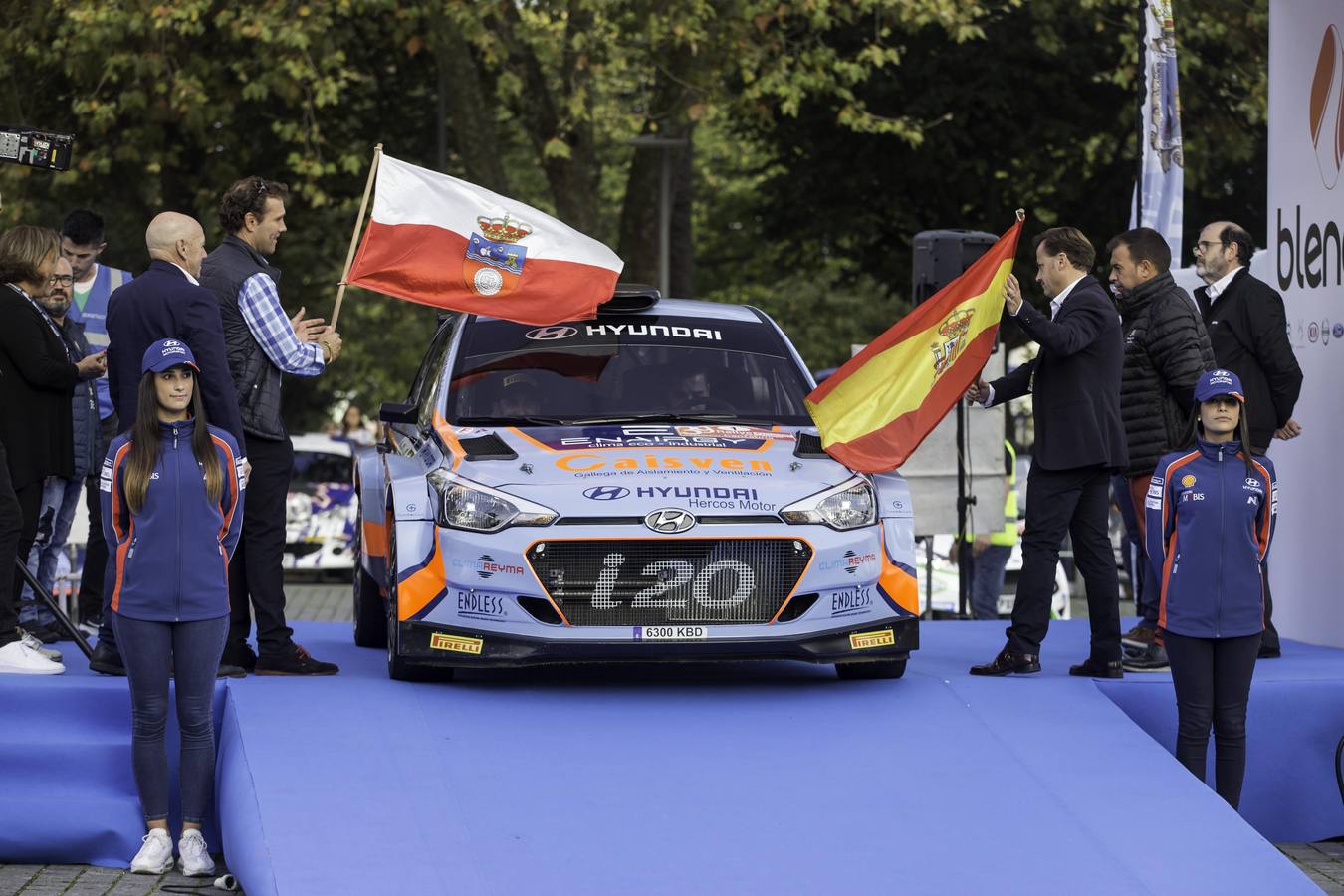 Iván Ares, primer líder del Rally Blendio Santander-Cantabria