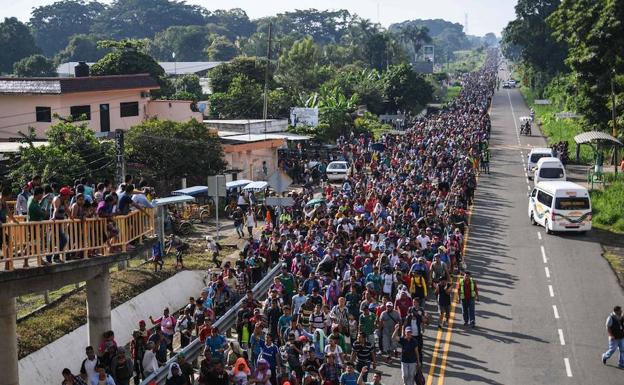 México trata de ordenar la entrada de los hondureños