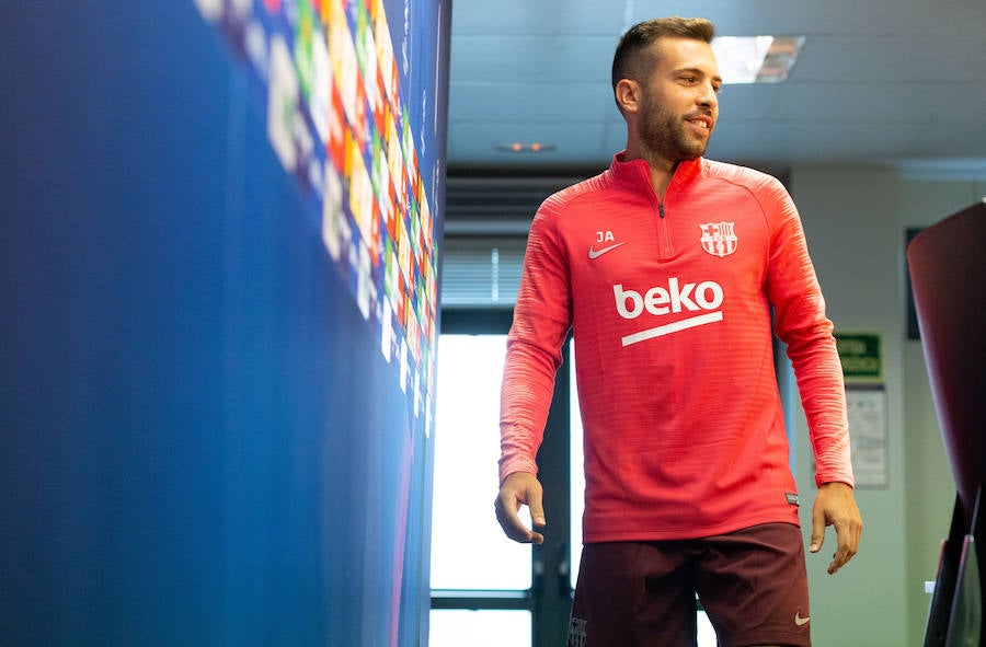 Jordi Alba: «Con Leo en el campo me siento más fuerte»