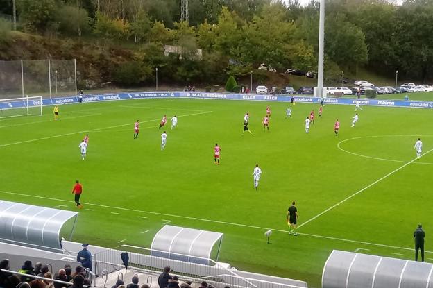 Valioso empate de la Gimnástica en Zubieta