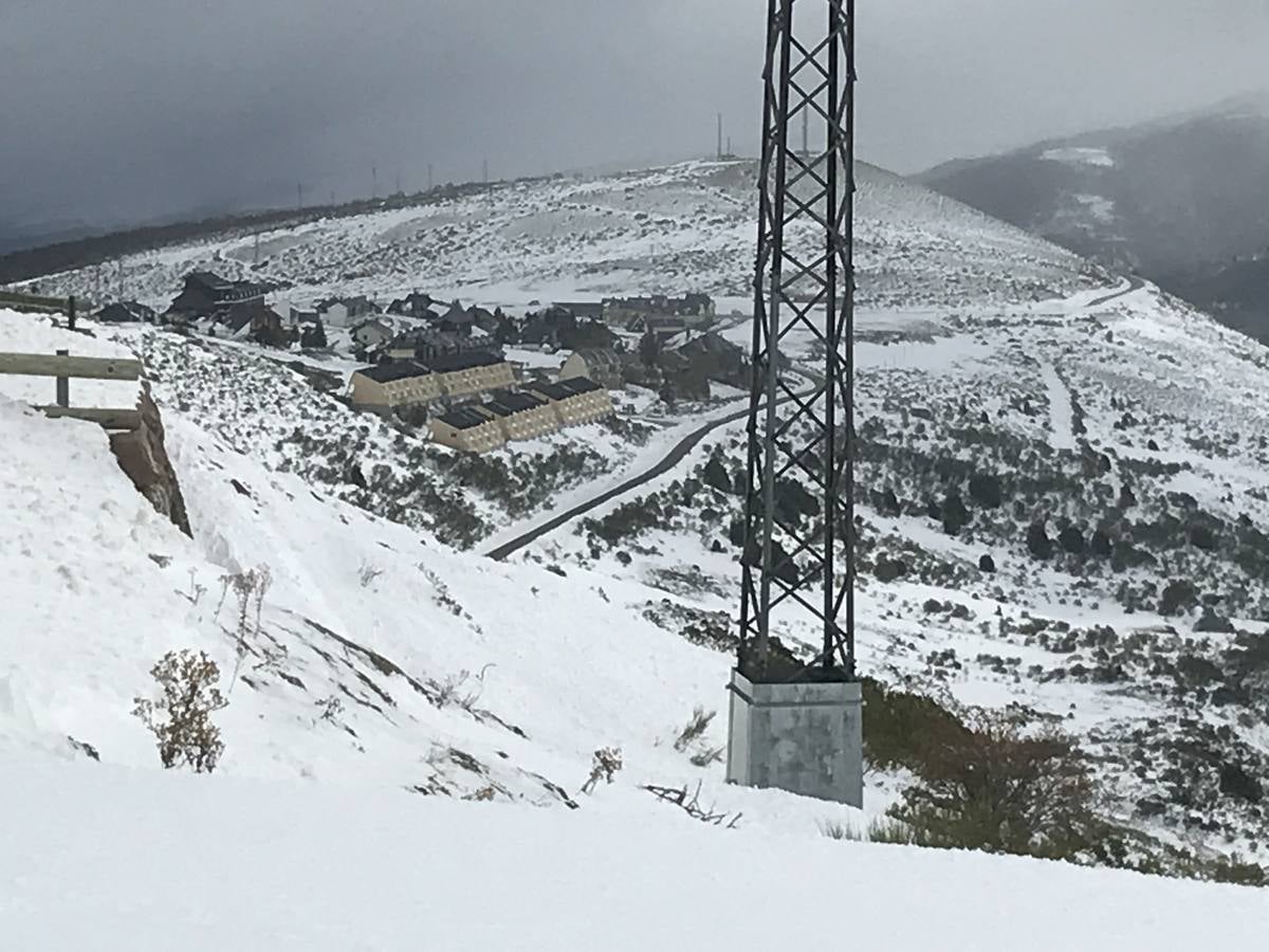 La nieve cubre Brañavieja