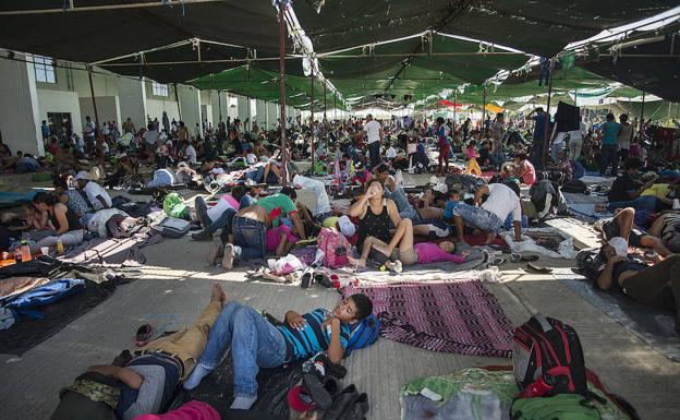 Los inmigrantes cambian de ruta en su marcha hacia EE UU por el sur de México