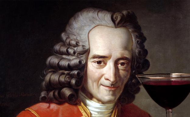 El amor de Voltaire por los vinos