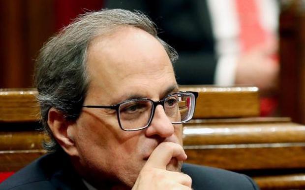 Torra reafirma su compromiso con hacer efectiva la república y desafía a Sánchez