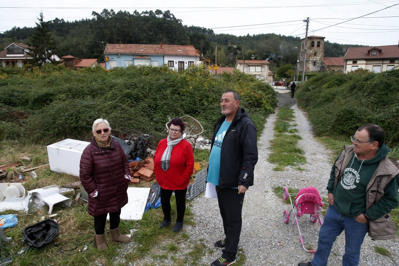 Estado de abandono de la finda El Cuartelillo en Ganzo
