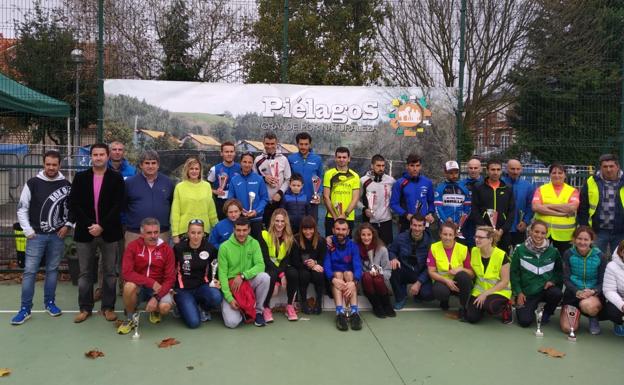 Javi Crespo y Reyes Laso, ambos del Piélagos, triunfan en el estreno del Trail Monte la Sierra