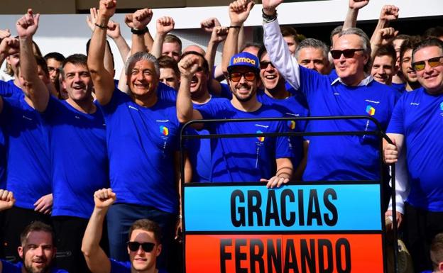 Alonso: «Me siento un privilegiado, gracias Fórmula 1»