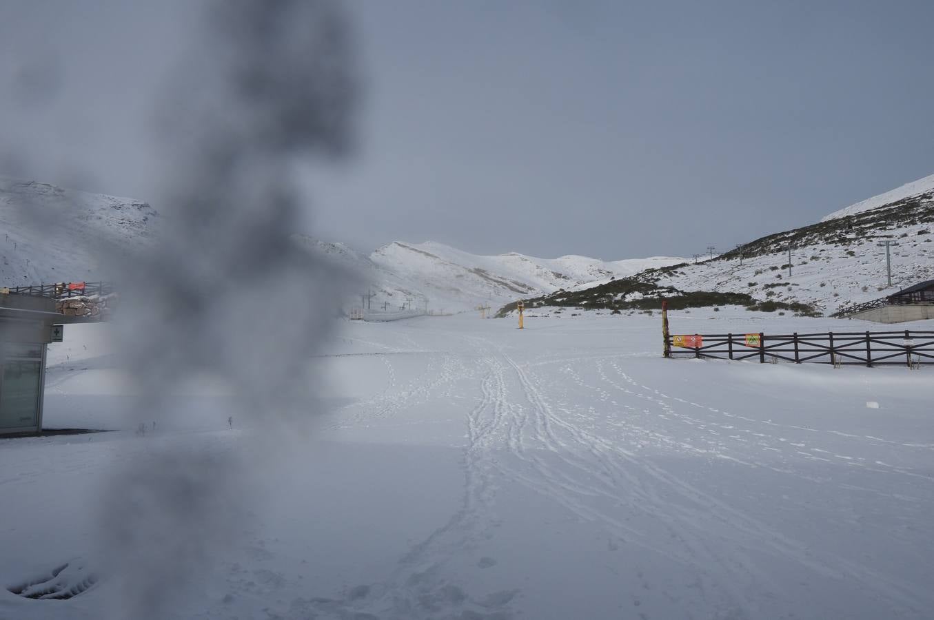 Así está este martes la estación de esquí de Alto Campoo