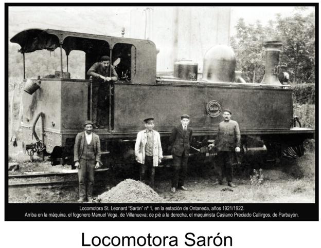 De Sarón a Ontaneda en tren