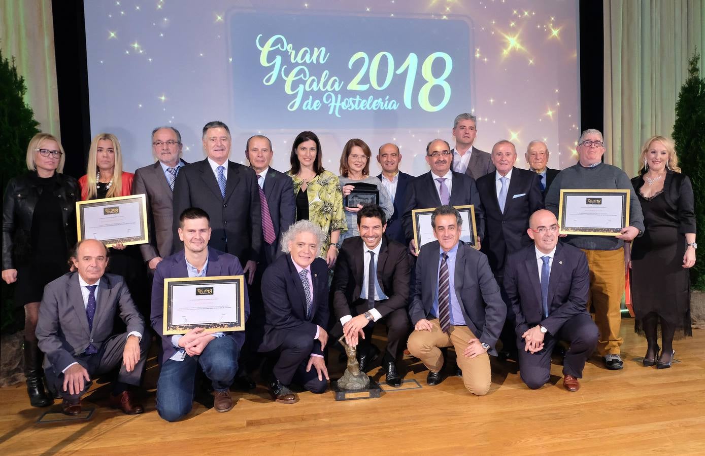 Galardonados en los Premios Horeca 2018