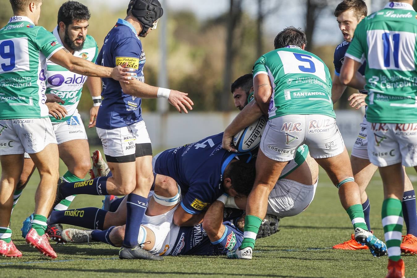 Derrota del Aldro Independiente ante el VRAC (22-28) en un partido de rugby vibrante