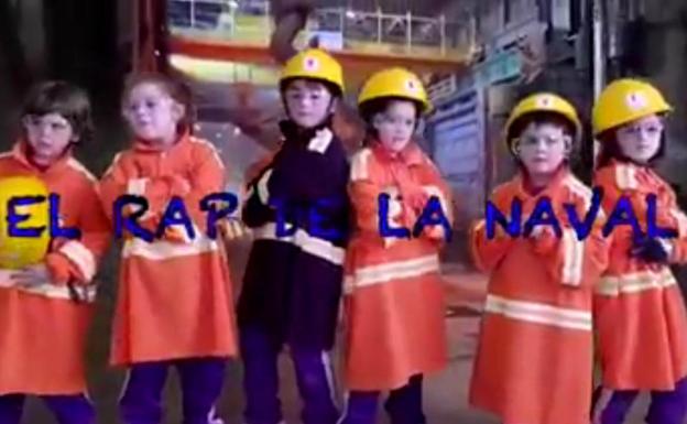 Escolares de Reinosa convierten en viral su rap para 'La Naval'