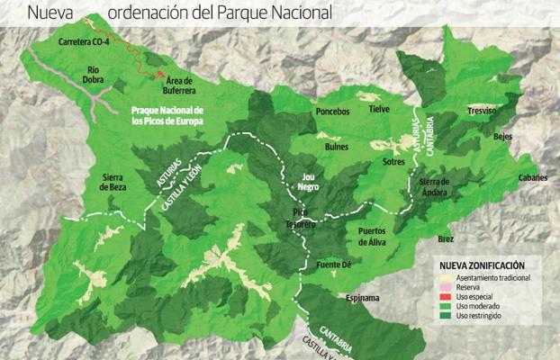 El Plan Rector de Picos contempla nueve áreas de 'uso restringido' en Cantabria