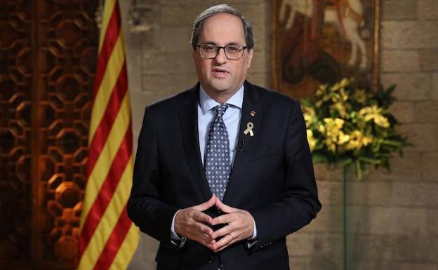 Torra llama a hacer de 2019 el año de la «libertad» de Cataluña