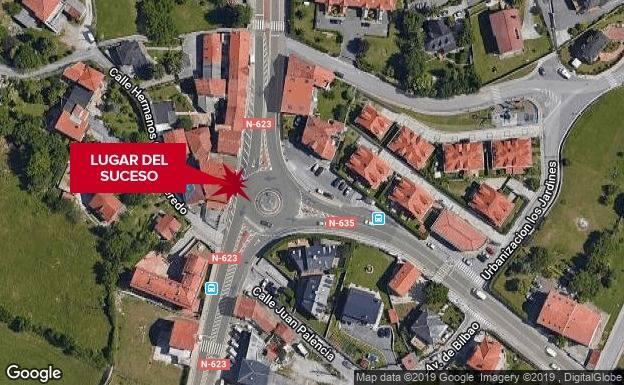 Dos hermanas heridas, una de ellas muy grave, tras ser atropelladas anoche en Muriedas