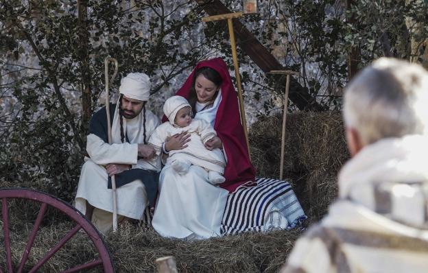 Seña revivió el nacimiento de Jesús