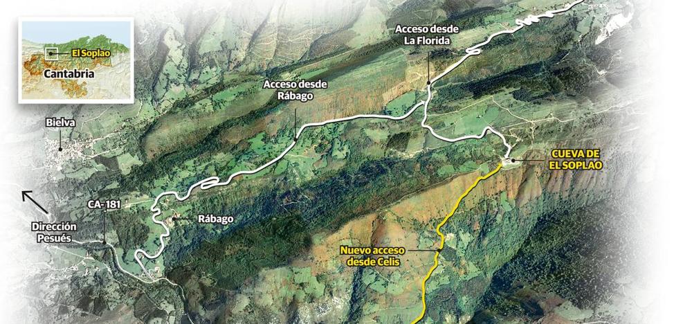 El Gobierno adjudica la construcción del tercer acceso a la cueva de El Soplao por 750.000 euros