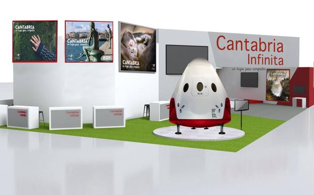 Cantabria se presentará en Fitur a bordo de una nave espacial como «destino turístico multiexperiencia»