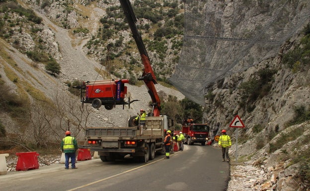 Los alcaldes lebaniegos quieren que Zuloaga aclare si las obras del Desfiladero se han paralizado