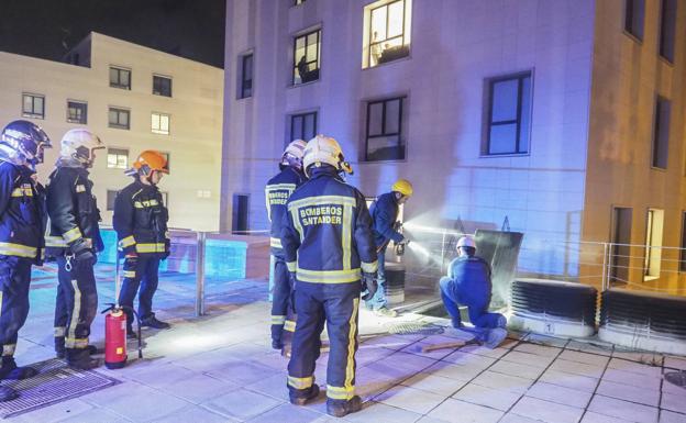 Arde un transformador en el Parque Científico