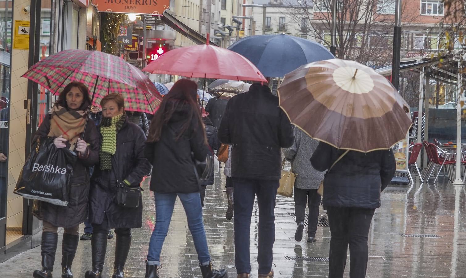 Lluvias persistentes en toda Cantabria