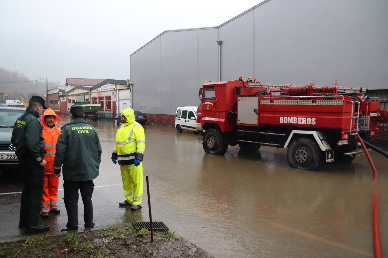 Inundaciones en la comarca del Asón