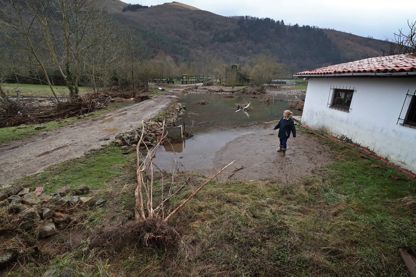 Cabuérniga, un valle dividido por un argayo